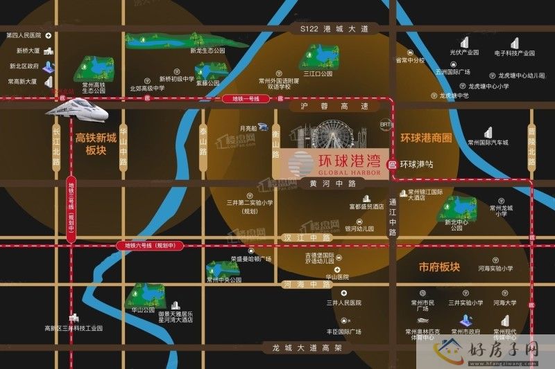 常州新北区环球港湾在售什么户型?销售均价多少?            </h1>(图5)