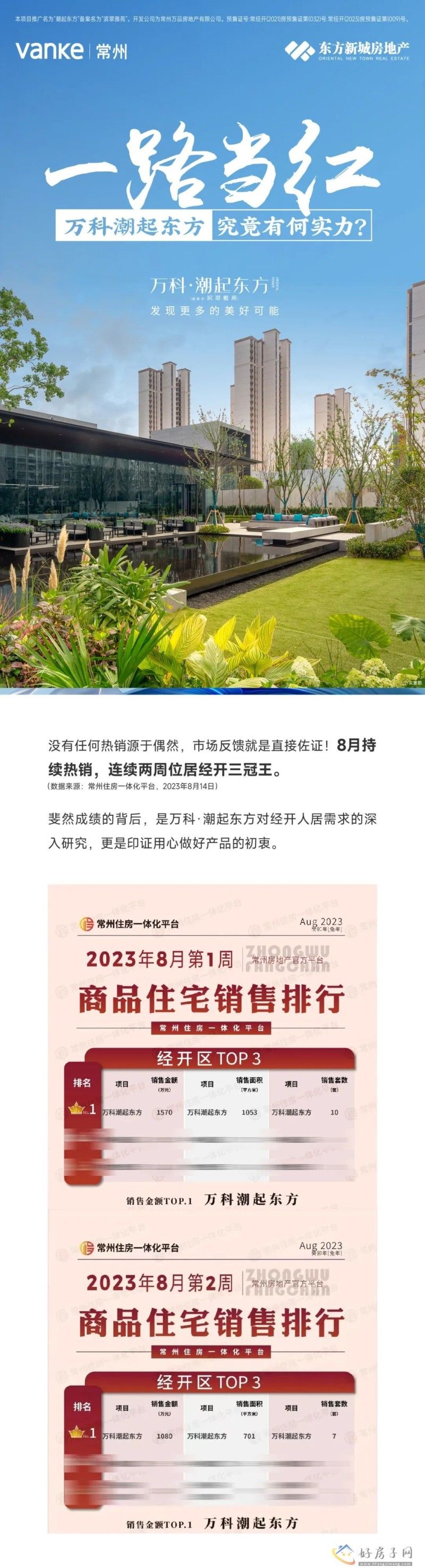常州万科潮起东方 值不值得买？四大硬核实力 买房送车位！            </h1>(图1)
